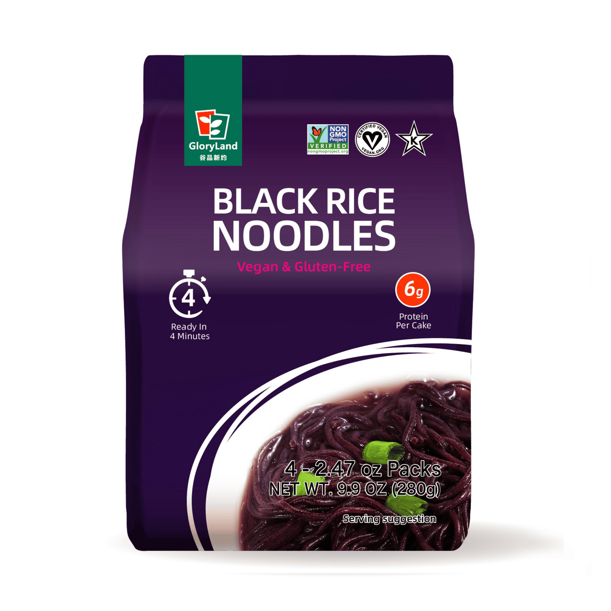 Black Rice Noodles GloryLand Food