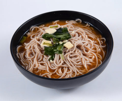 Buckwheat Noodle Miso Soup