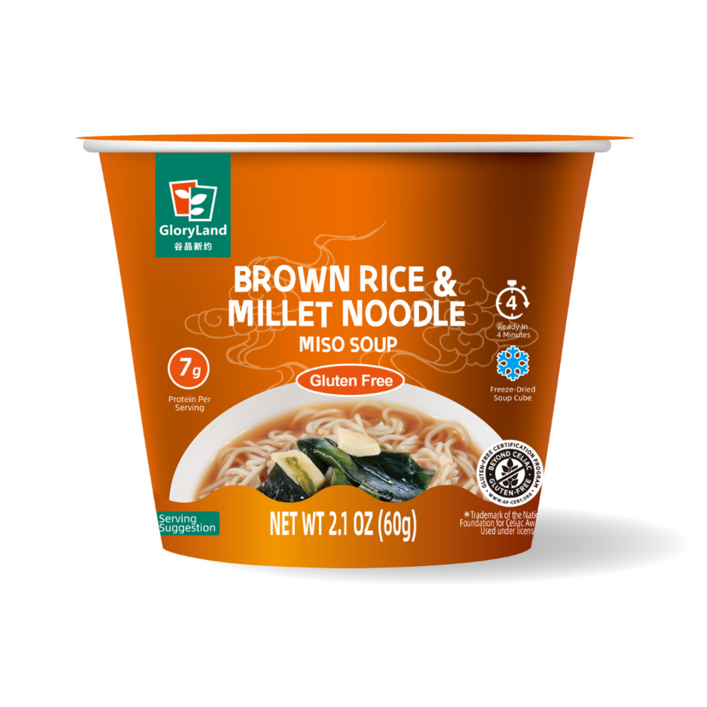 Brown Rice & Millet Noodle Miso Soup