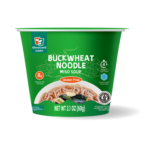Buckwheat Noodle Miso Soup